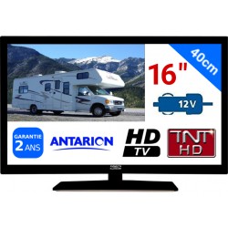 ATV16HD - TÉLÉVISEUR LED 16" 39,6cm HD 24V 12V ANTARION