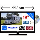 TÉLÉVISEUR DVD CAMPING CAR LED 19" 47cm UHD 24V 12V ANTARION -TV19DVDB