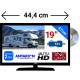 ATVDVD19HD - COMBINÉ TV/DVD LED 19" 47cm HD 24V 12V ANTARION