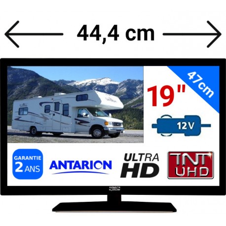ATV19HD - TÉLÉVISEUR LED 19" 47cm HD 24V 12V ANTARION