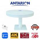 Antenne TV ventouses pour camping car camion fourgon aménagé omnidirectionnelle Ultra HD TNTUHD 38dB ANTARION OMNIPROPLUS