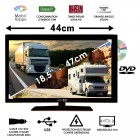 MOBILVISION COMBINE TV  CAMPING CAR / DVD 18,5" 47cm - TVWS19DVD