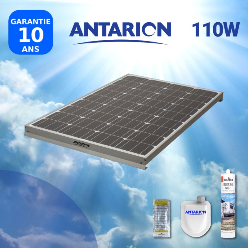panneau solaire monocristallin 110W camping car fourgon van ANTARION