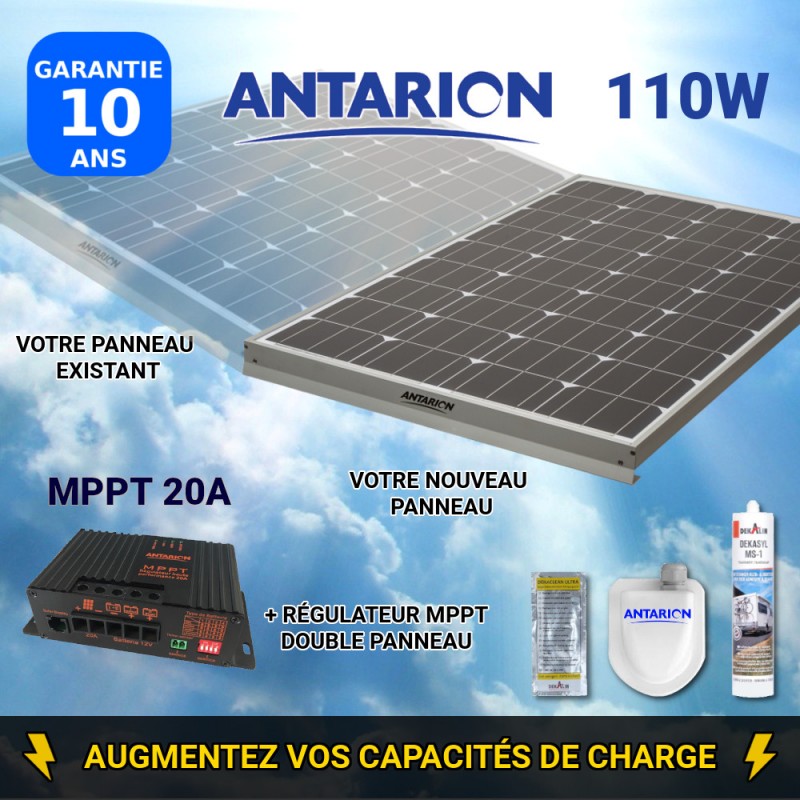 panneaux solaire - Kit panneau solaire 100 W pour capming car ou